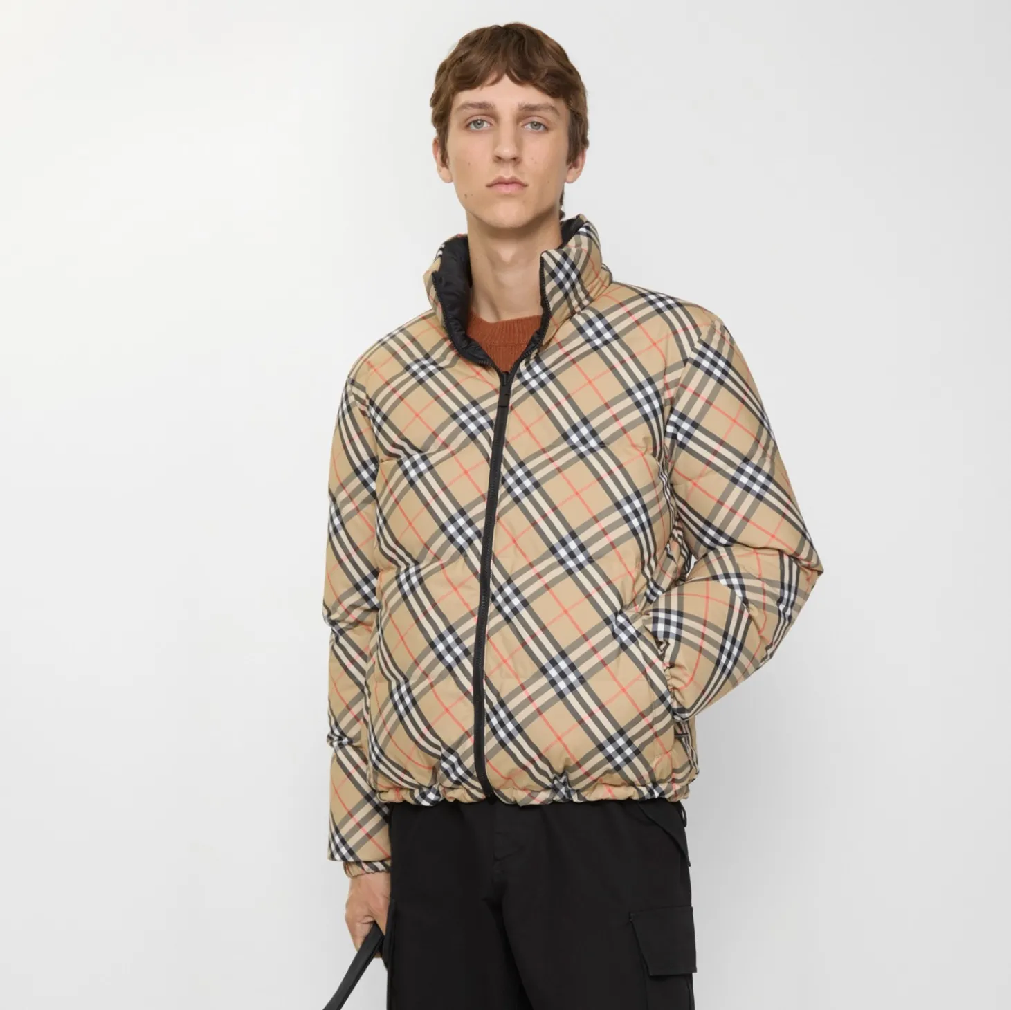 Reversible Check Snowdon Puffer Jacket