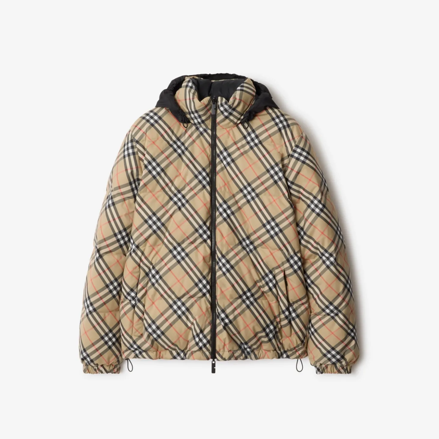 Reversible Check Snowdon Puffer Jacket
