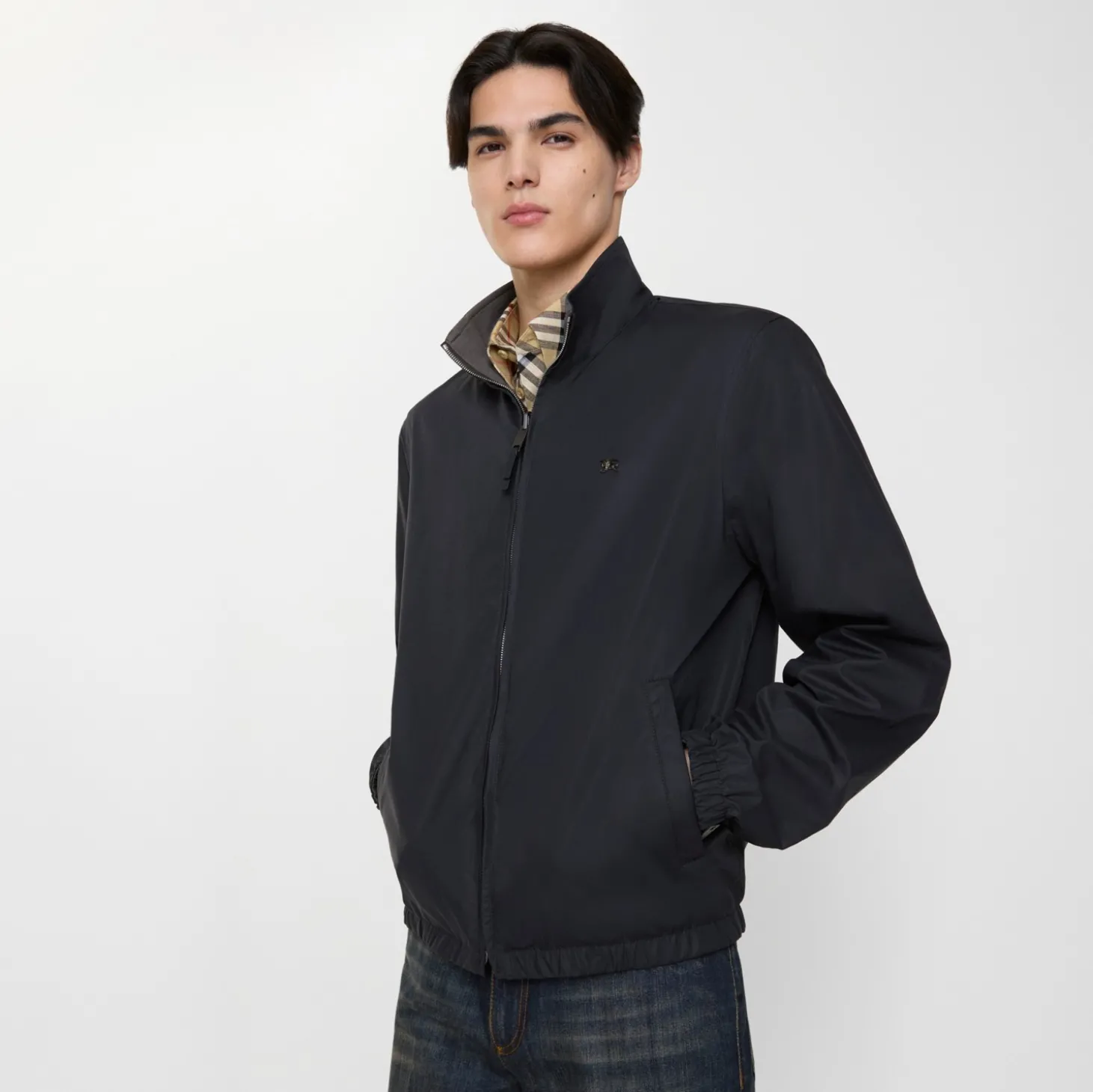 Reversible Cotton Harrington Jacket