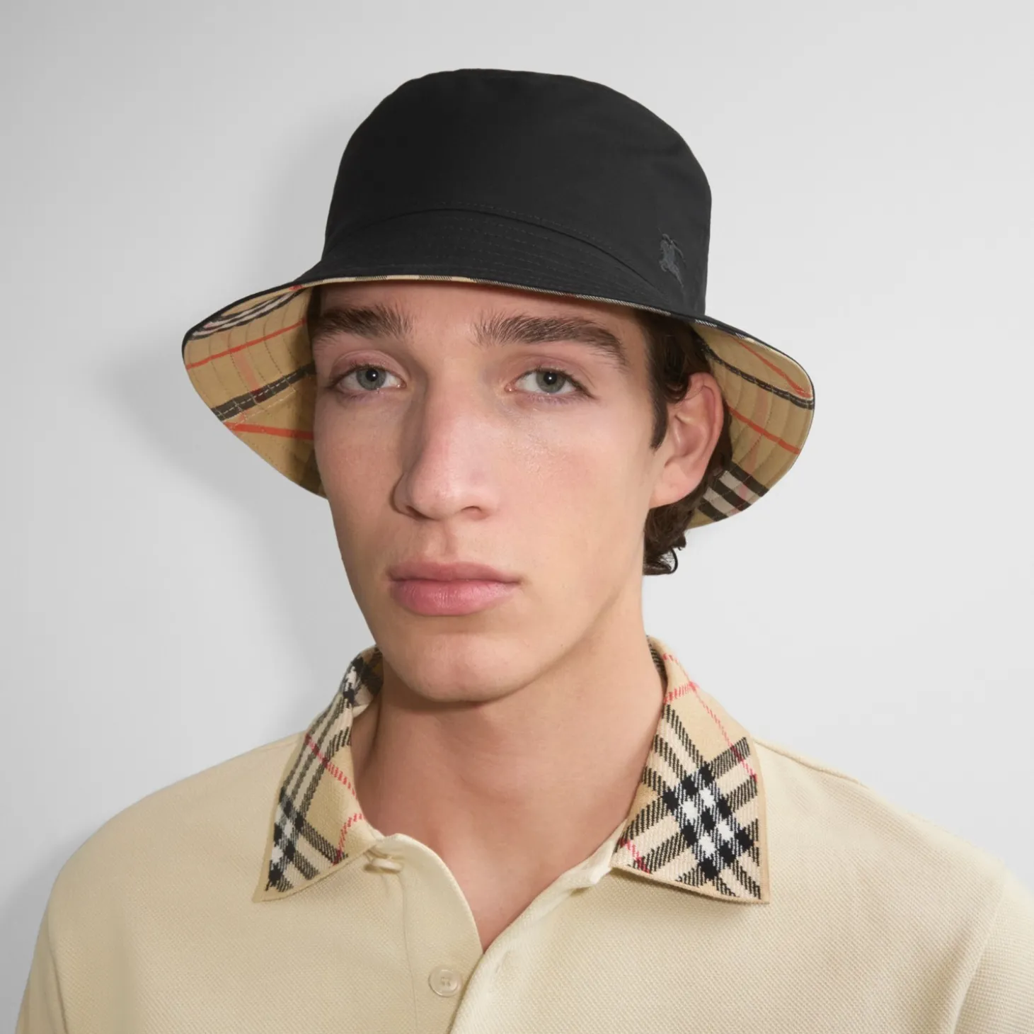 Reversible Gabardine Bucket Hat