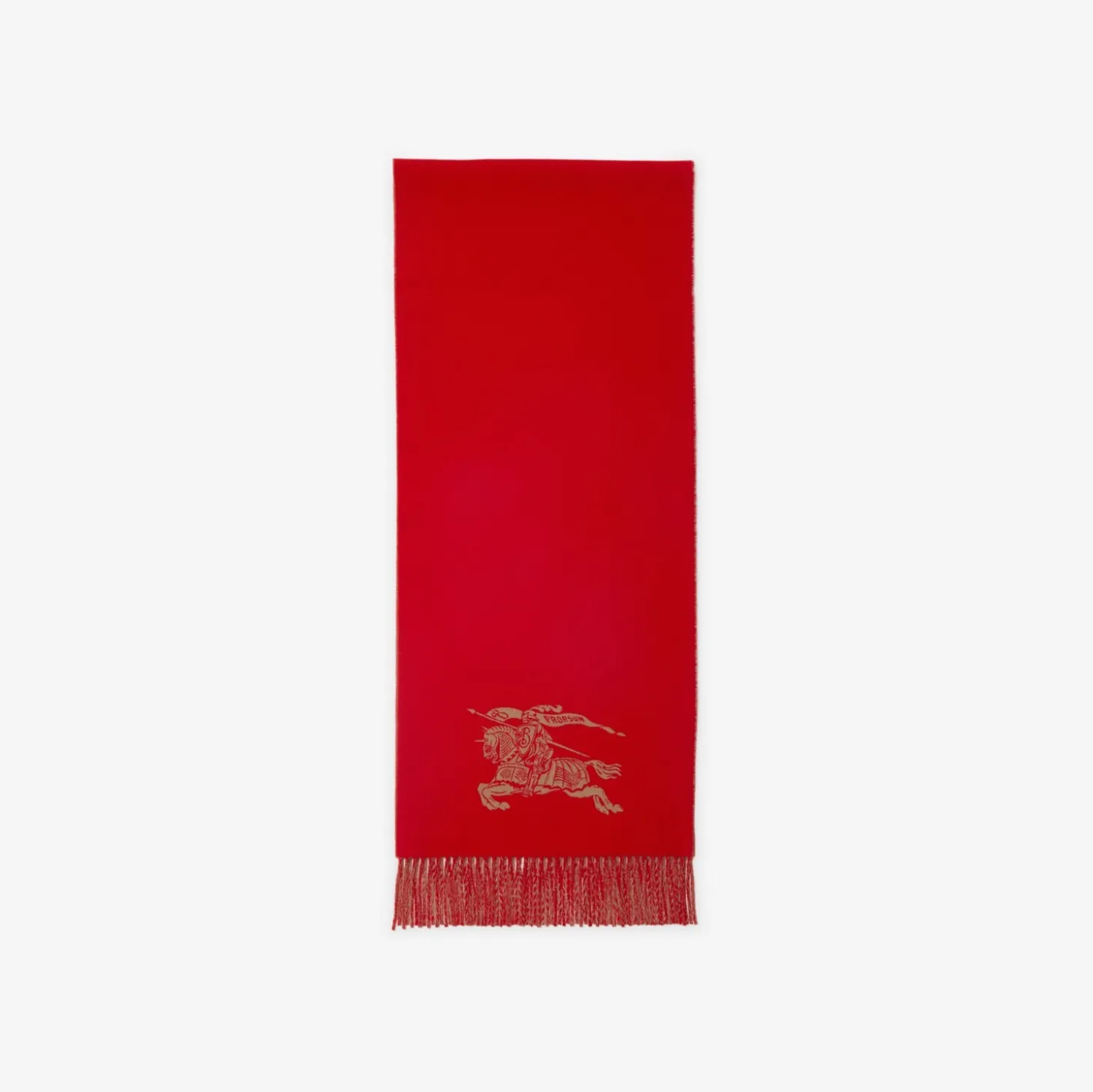 Reversible Knight Cashmere Scarf