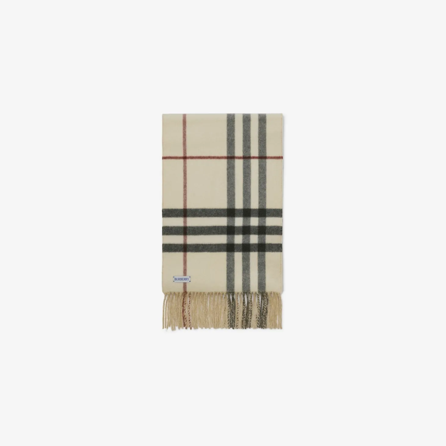 Reversible Knight Check Cashmere Scarf