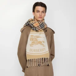 Reversible Knight Stamp Scarf