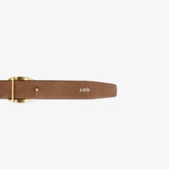 Reversible Leather Knight Stamp Belt
