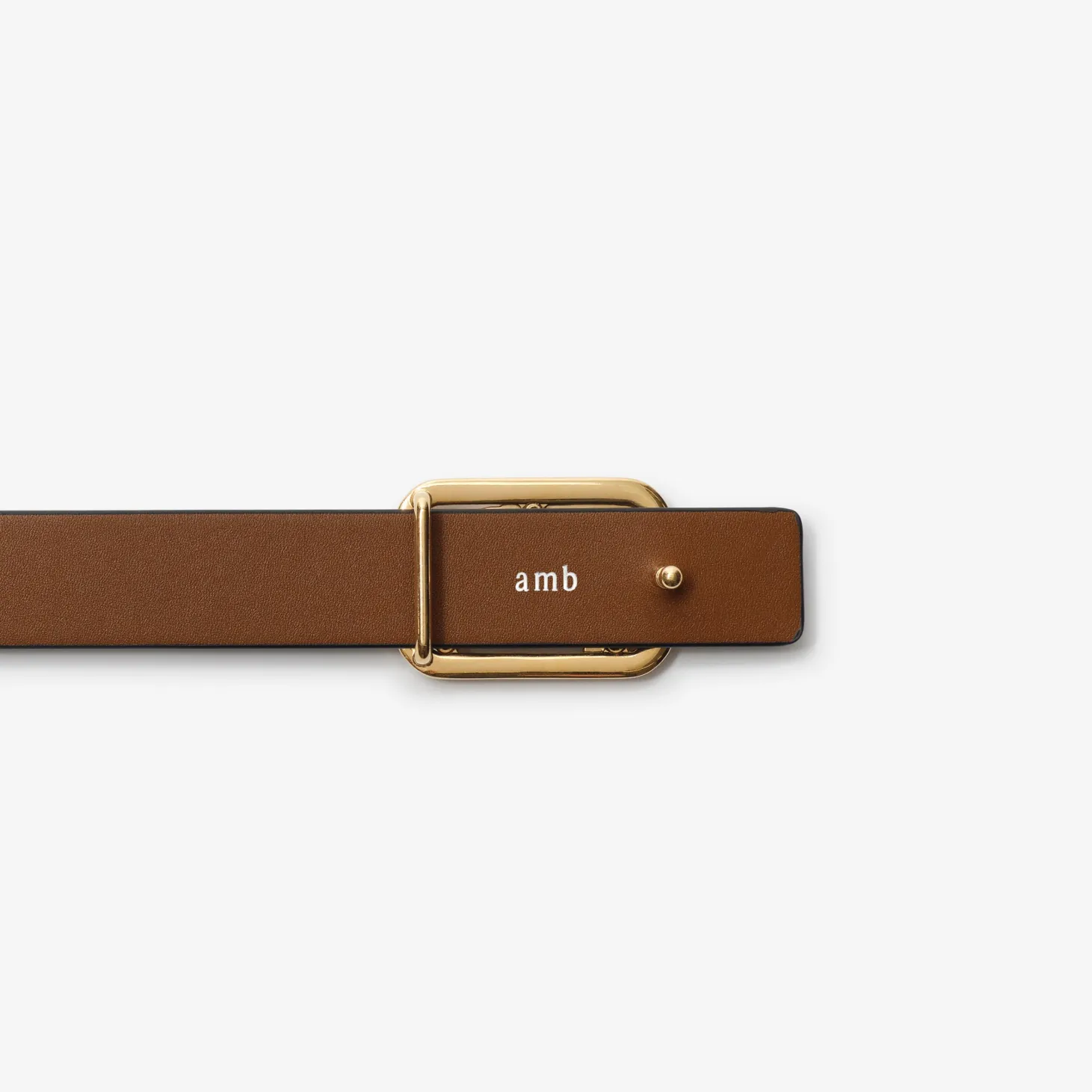 Reversible Leather Rider Belt