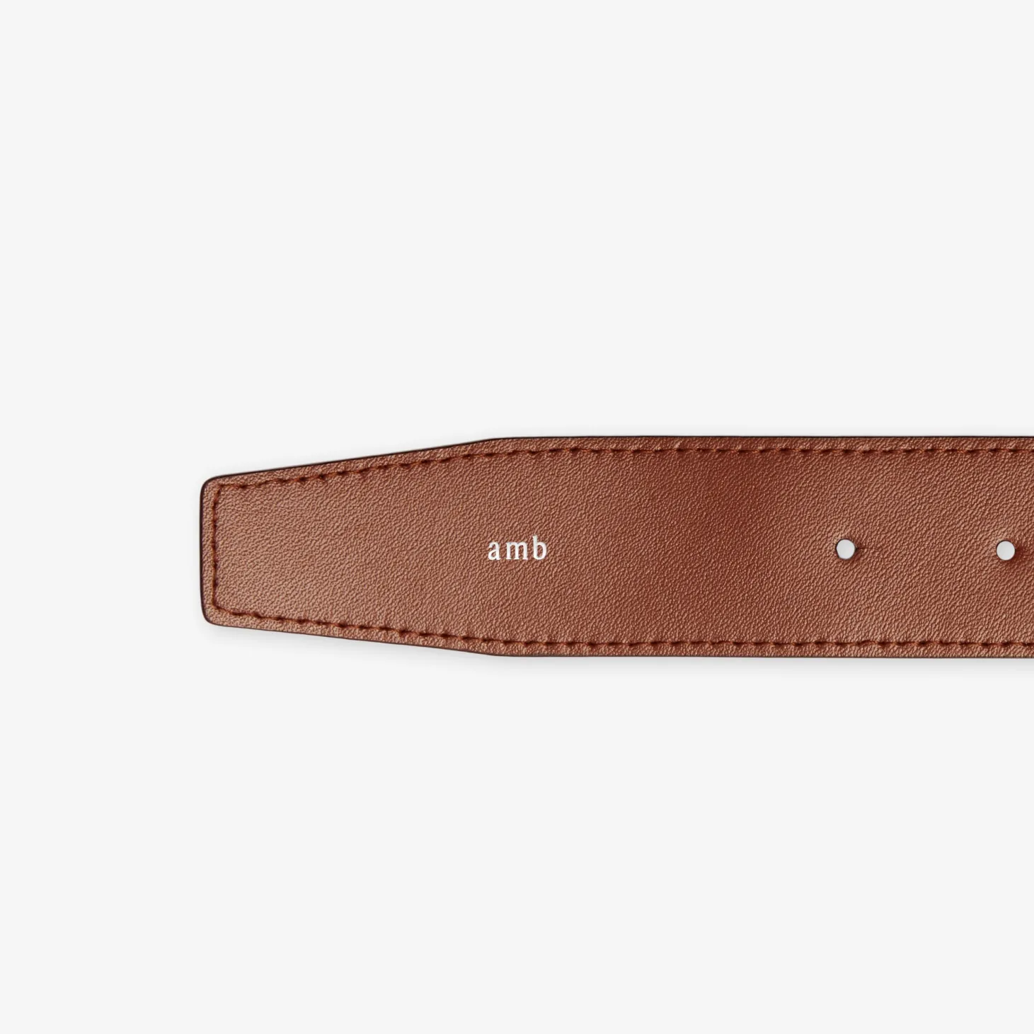 Reversible Leather TB Belt