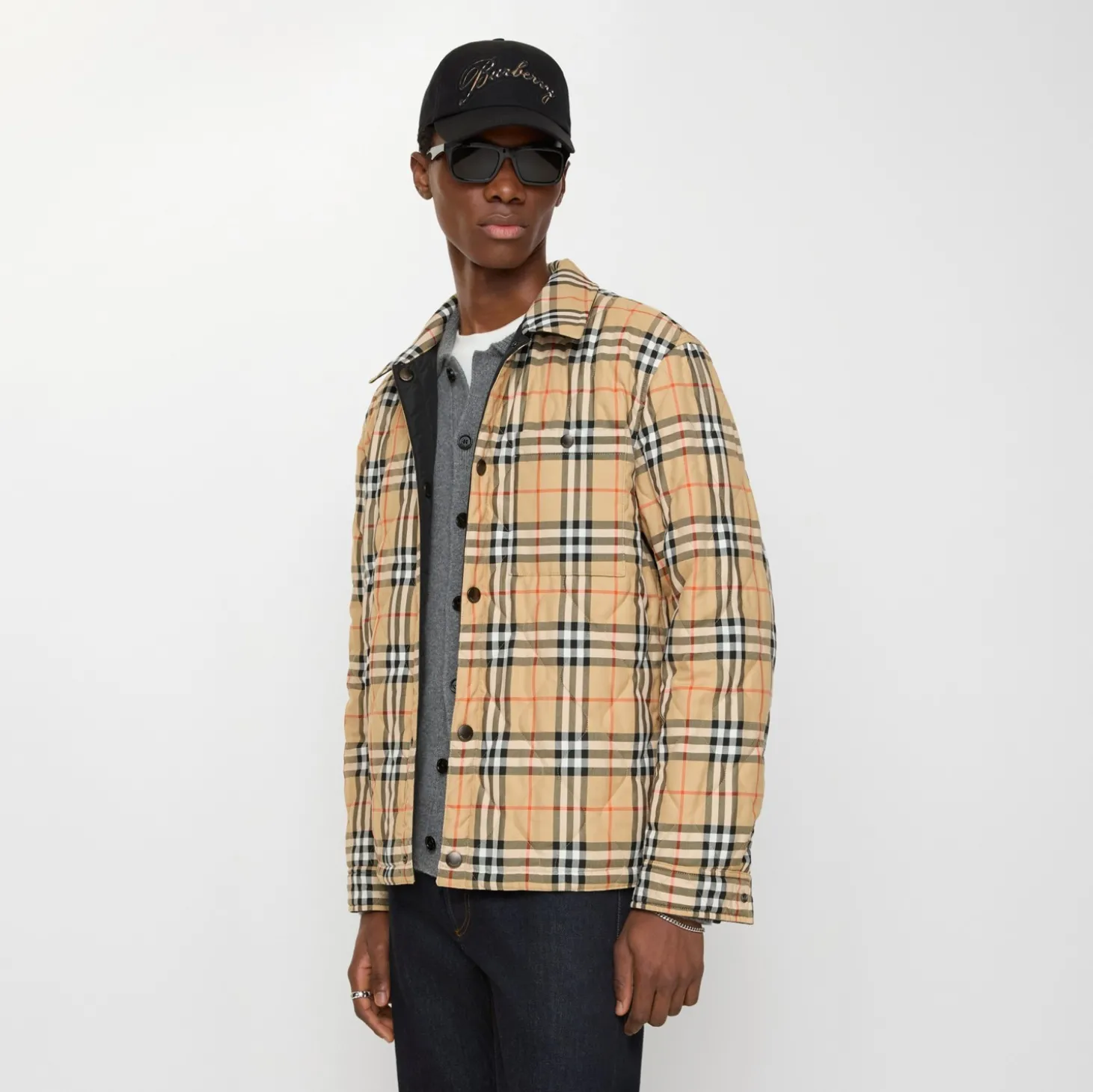Reversible Quilted Nylon Overshirt