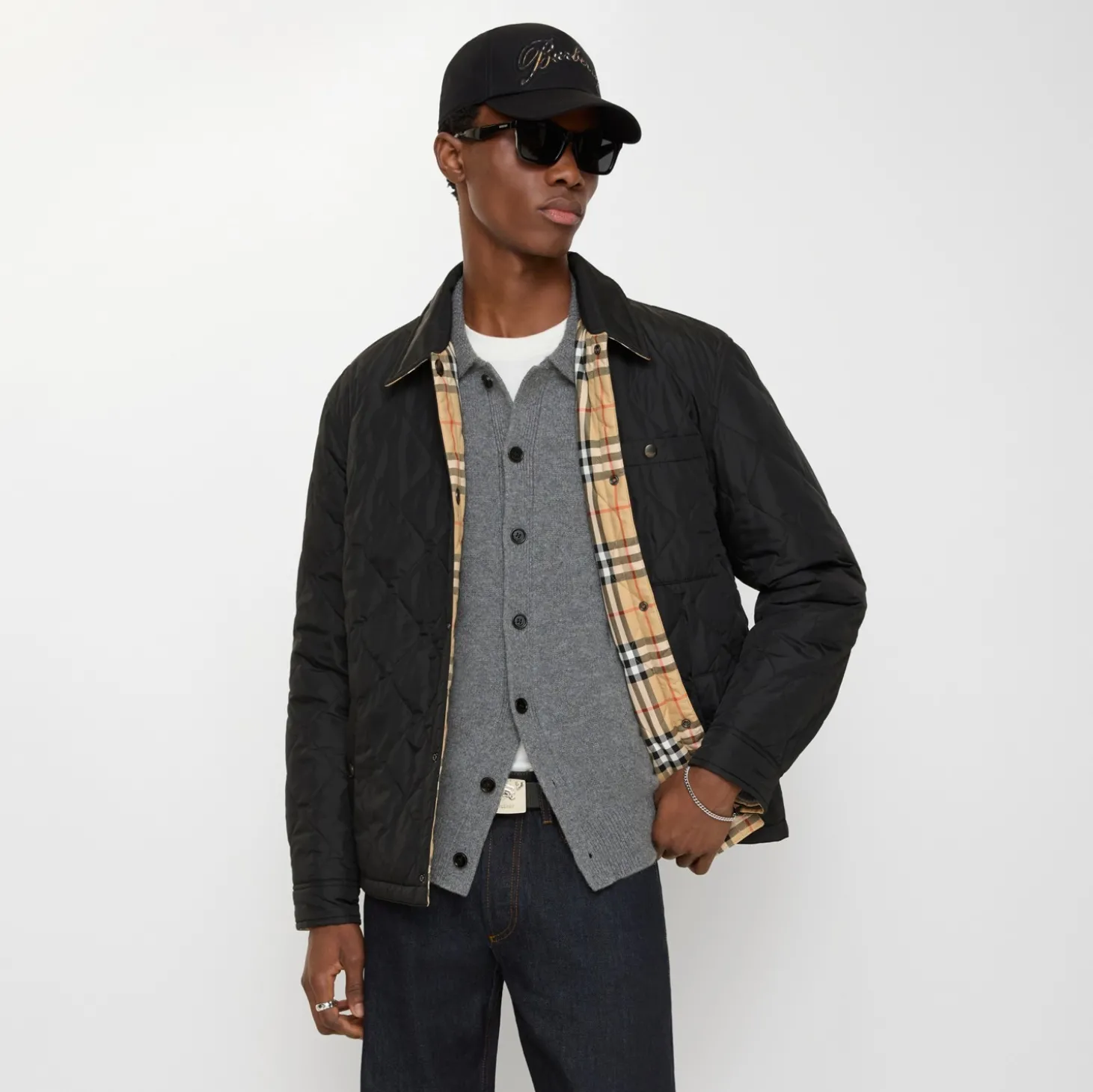 Reversible Quilted Nylon Overshirt