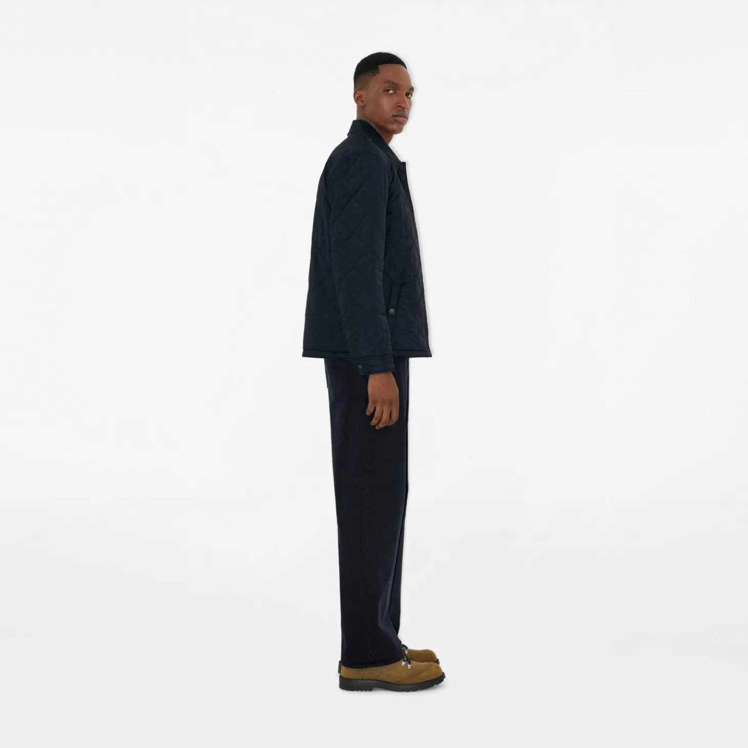 Reversible Quilted Nylon Overshirt