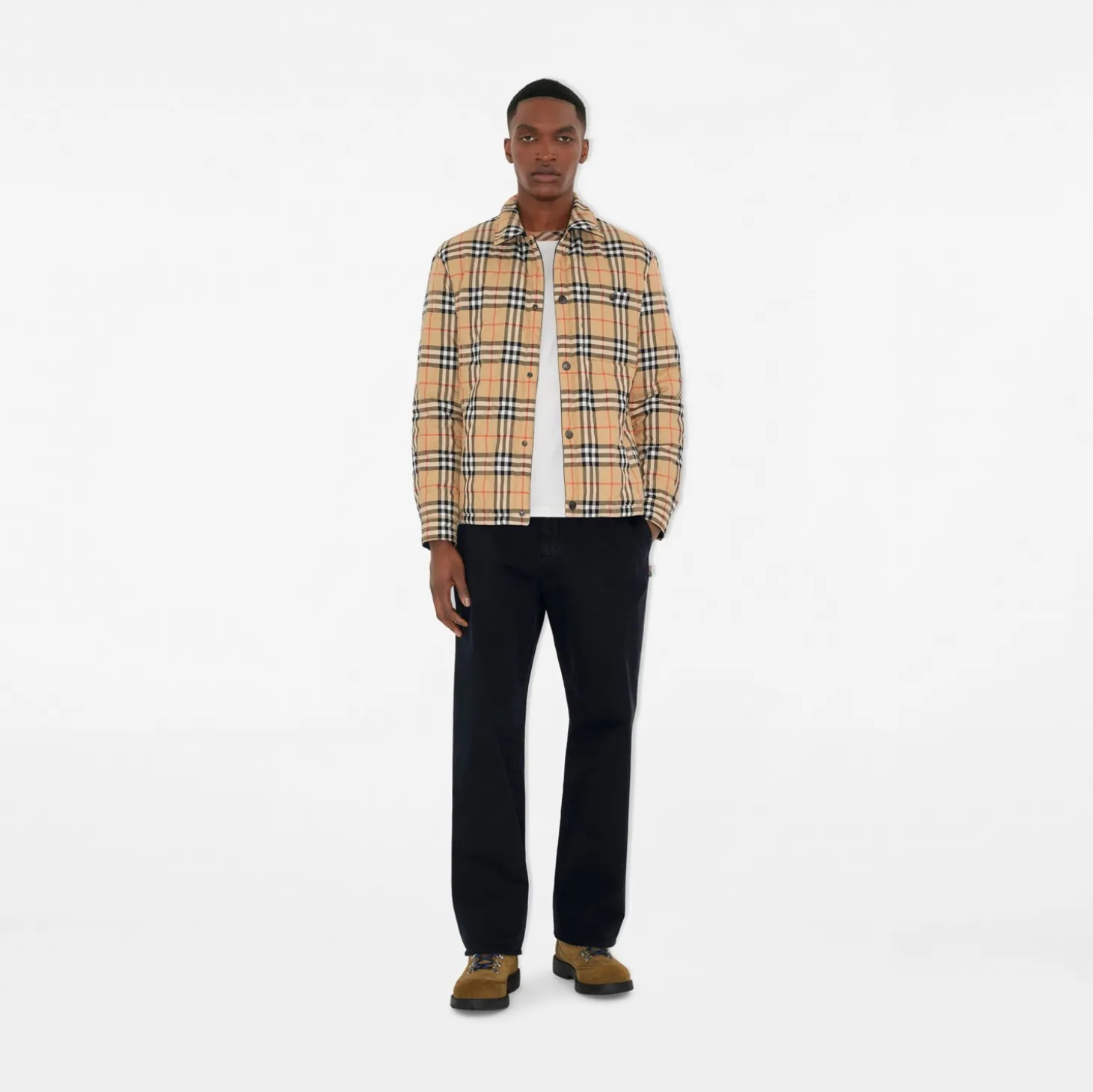 Reversible Quilted Nylon Overshirt