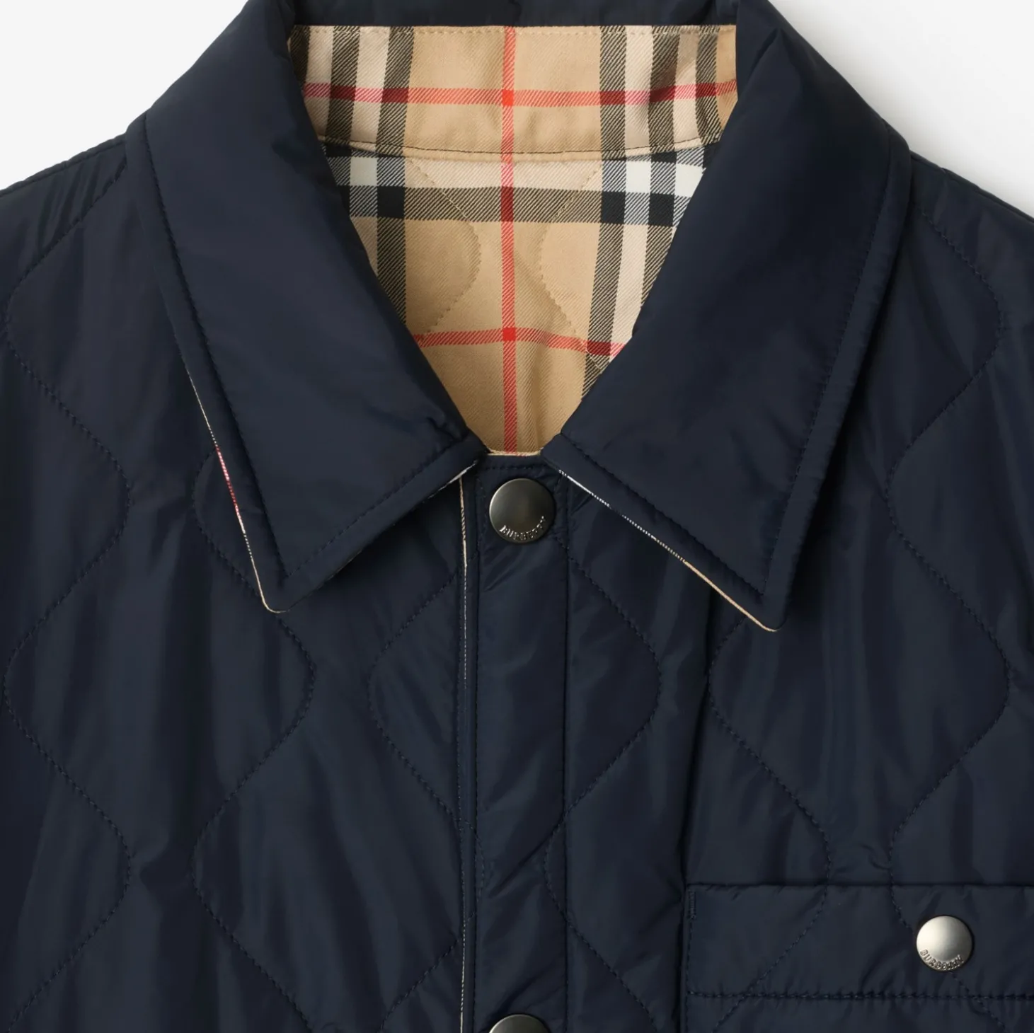 Reversible Quilted Nylon Overshirt