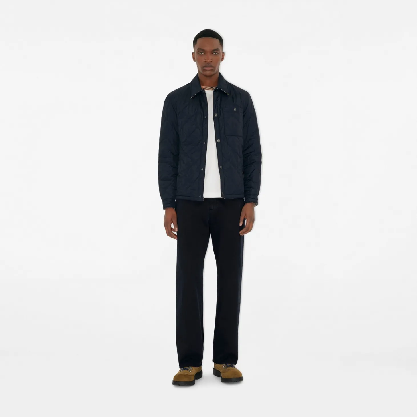Reversible Quilted Nylon Overshirt