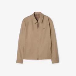Reversible Tropical Gabardine Bloomsbury Harrington Jacket