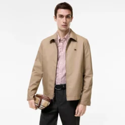 Reversible Tropical Gabardine Bloomsbury Harrington Jacket