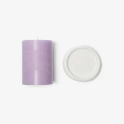 Rose and Violet Blossom Candle