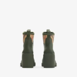 Rubber Marsh Stamp Heeled Low Boots​