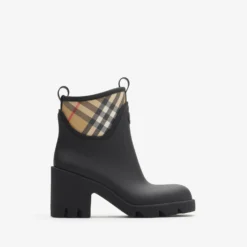Rubber Marsh Stamp Heeled Low Boots​