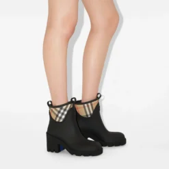 Rubber Marsh Stamp Heeled Low Boots​