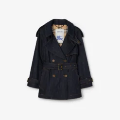 Short Denim Fitzrovia Trench Coat