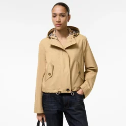 Short Gabardine Parka