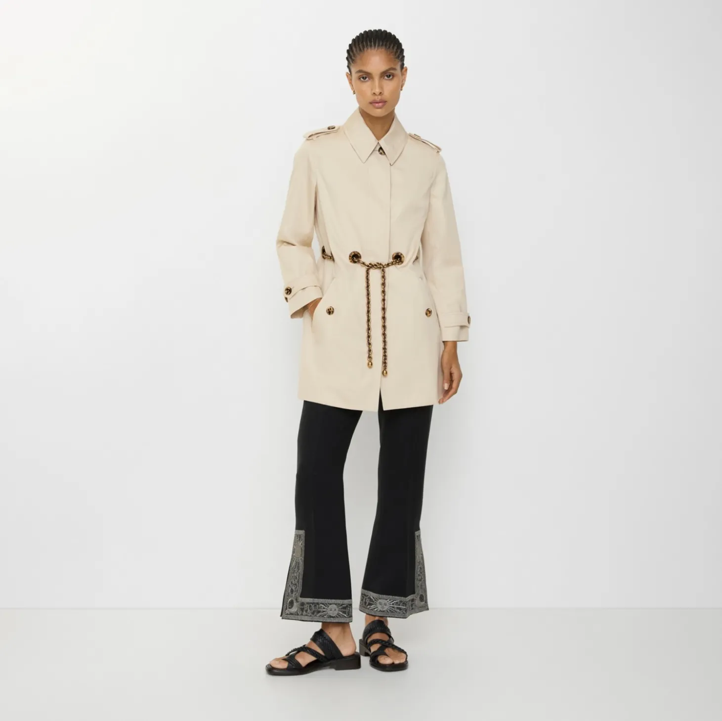 Short Gabardine Stonehaven Car Coat