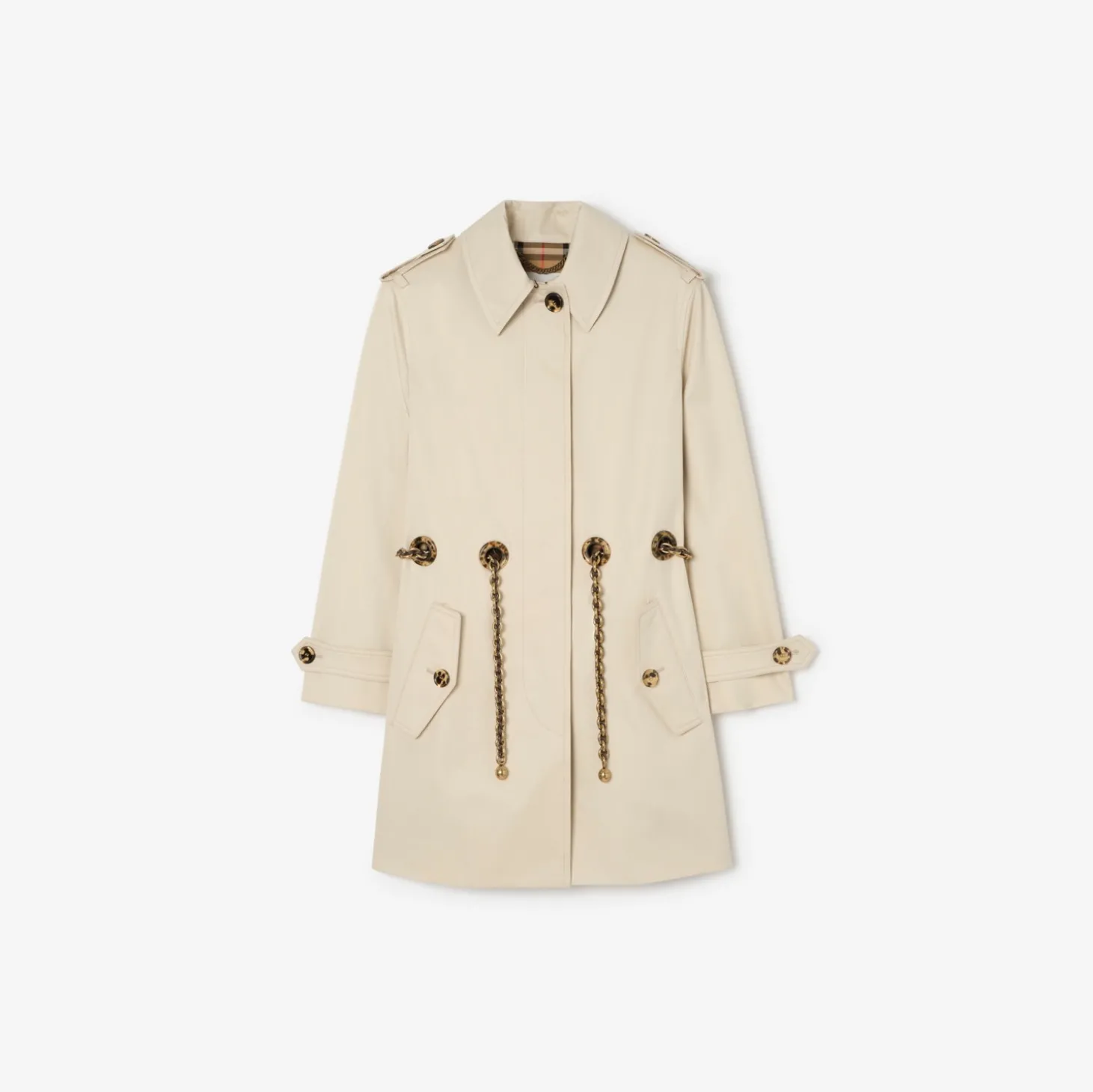 Short Gabardine Stonehaven Car Coat
