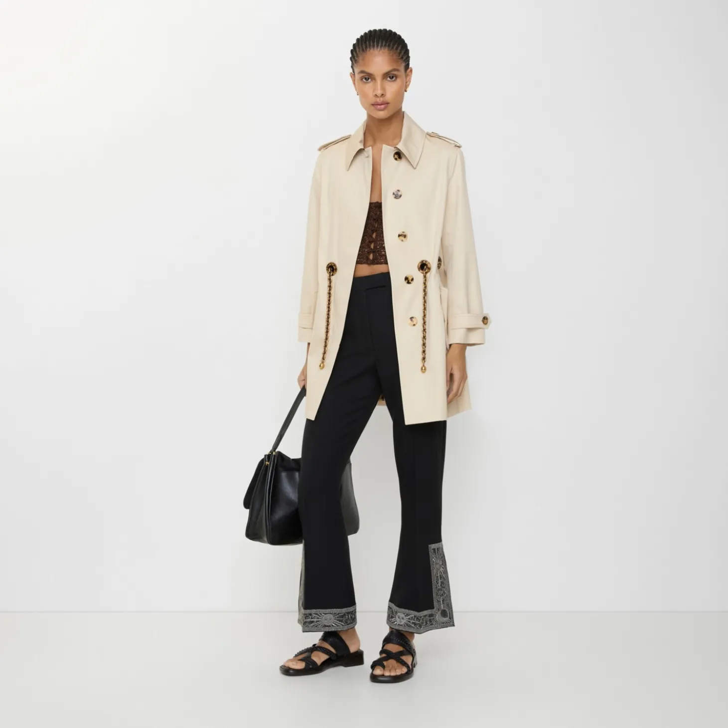 Short Gabardine Stonehaven Car Coat