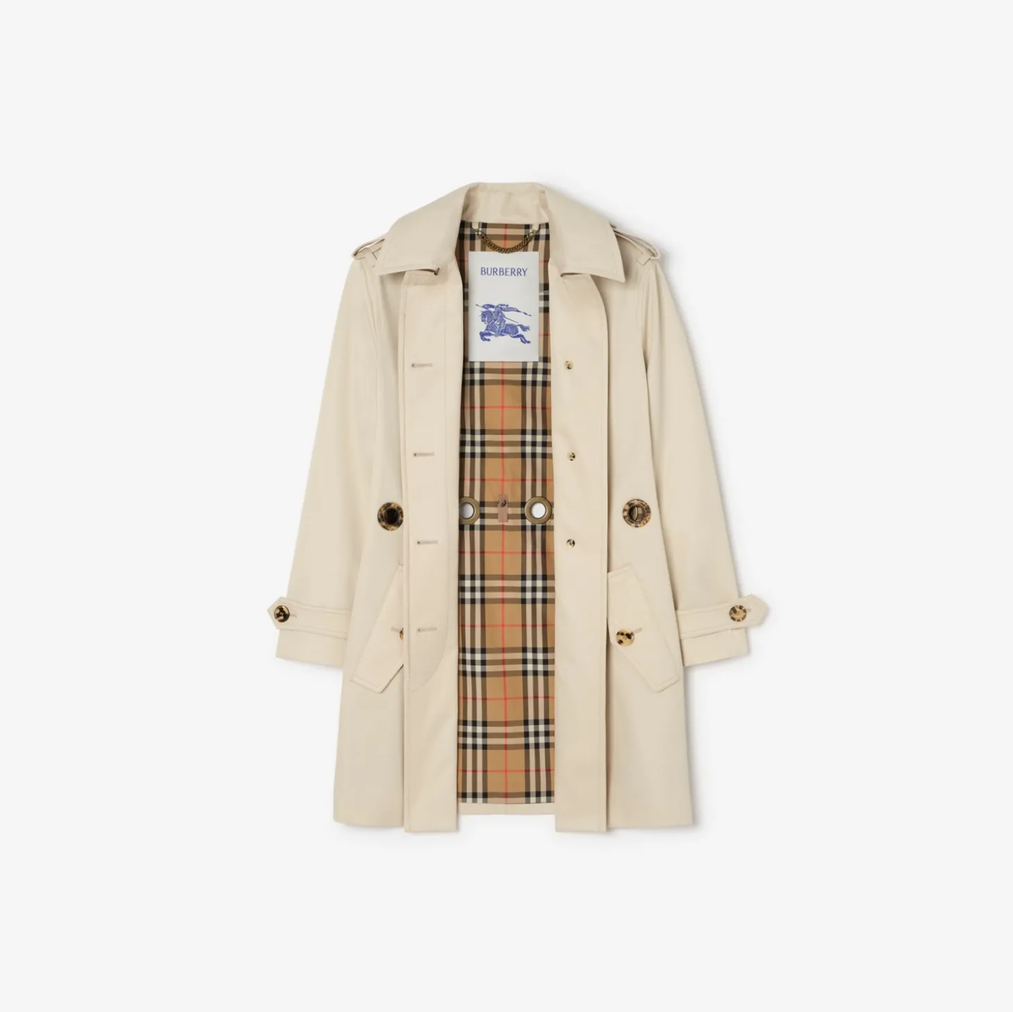 Short Gabardine Stonehaven Car Coat