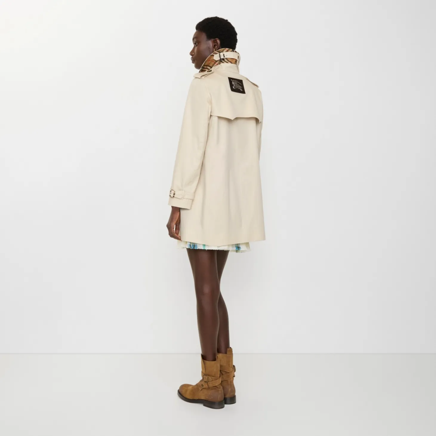 Short Gabardine Summerside Trench Coat