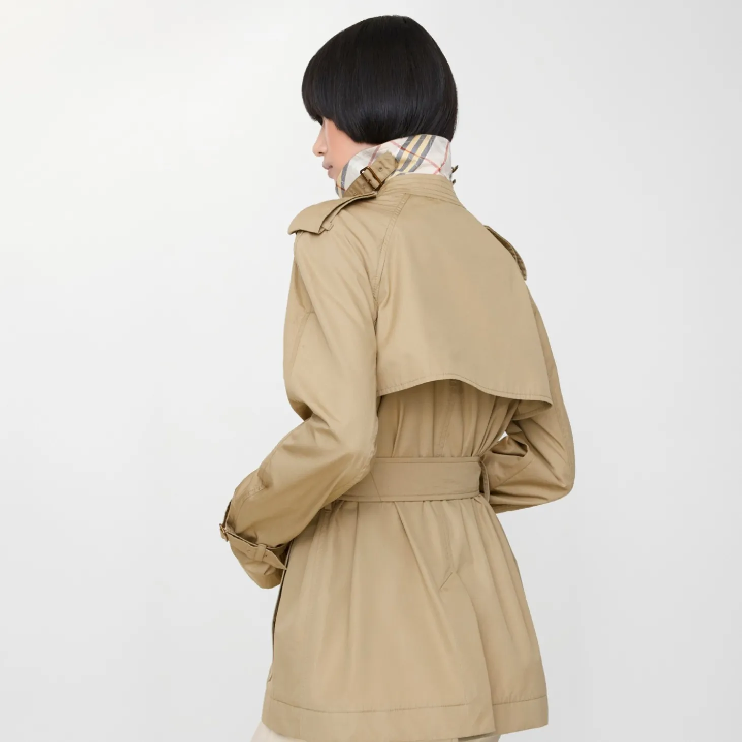 Short Lightweight Cotton Belgravia Trench Coat