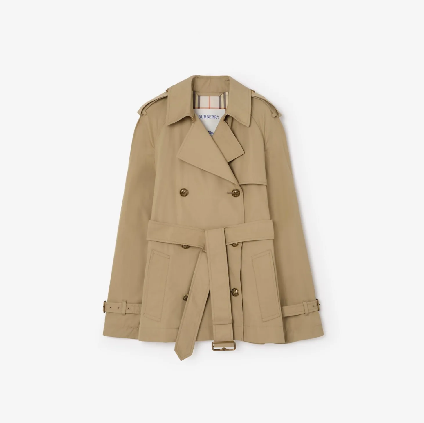 Short Lightweight Cotton Belgravia Trench Coat