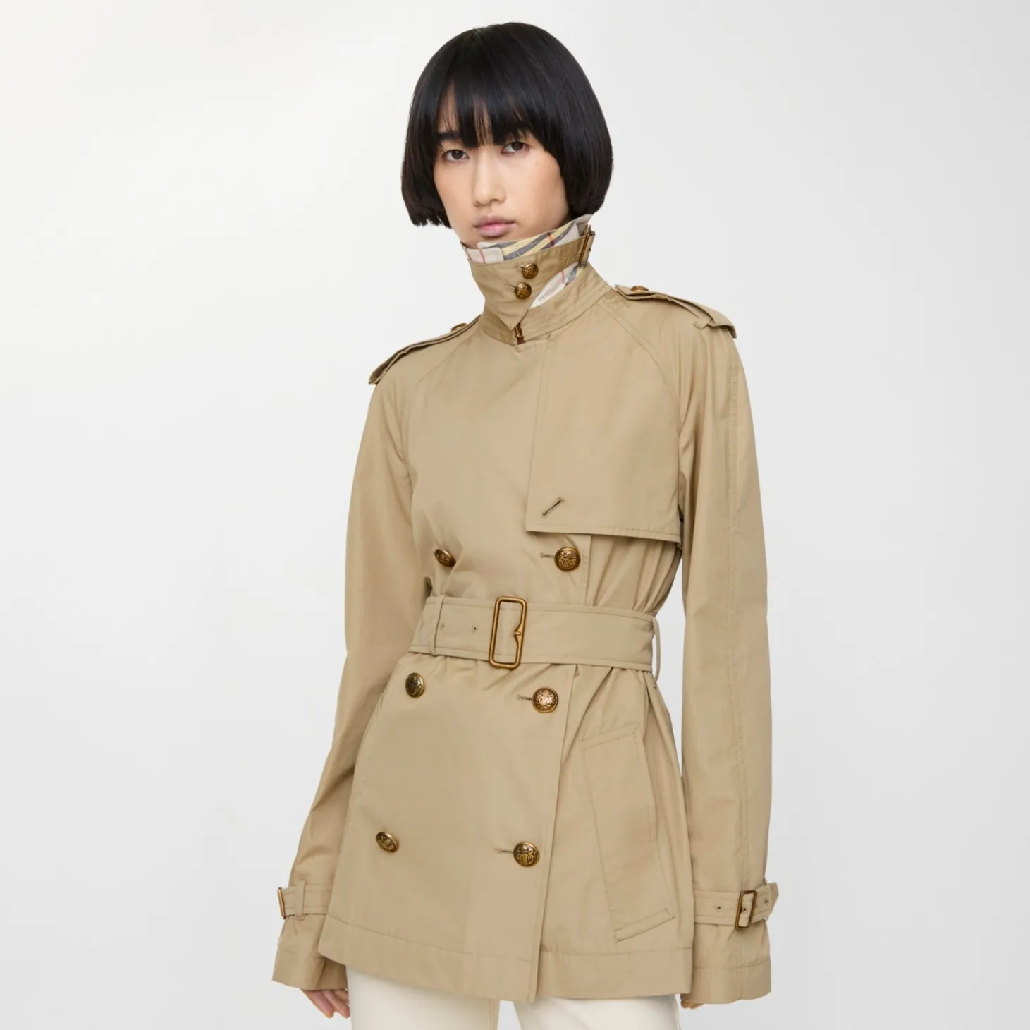 Short Lightweight Cotton Belgravia Trench Coat