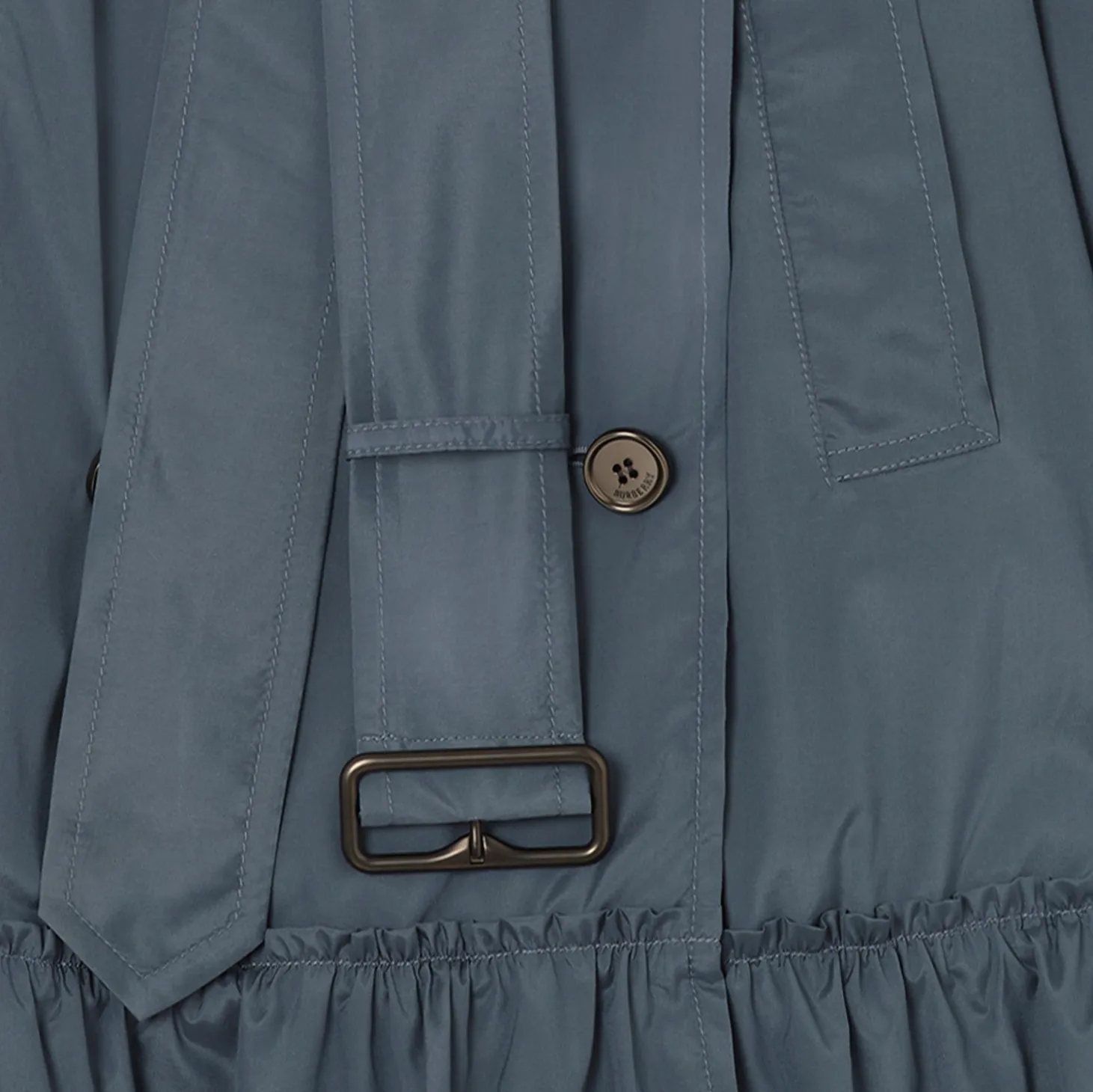 Short Silk Tillydrine Trench Coat