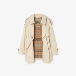 Short Tropical Gabardine Fitzrovia Trench Coat