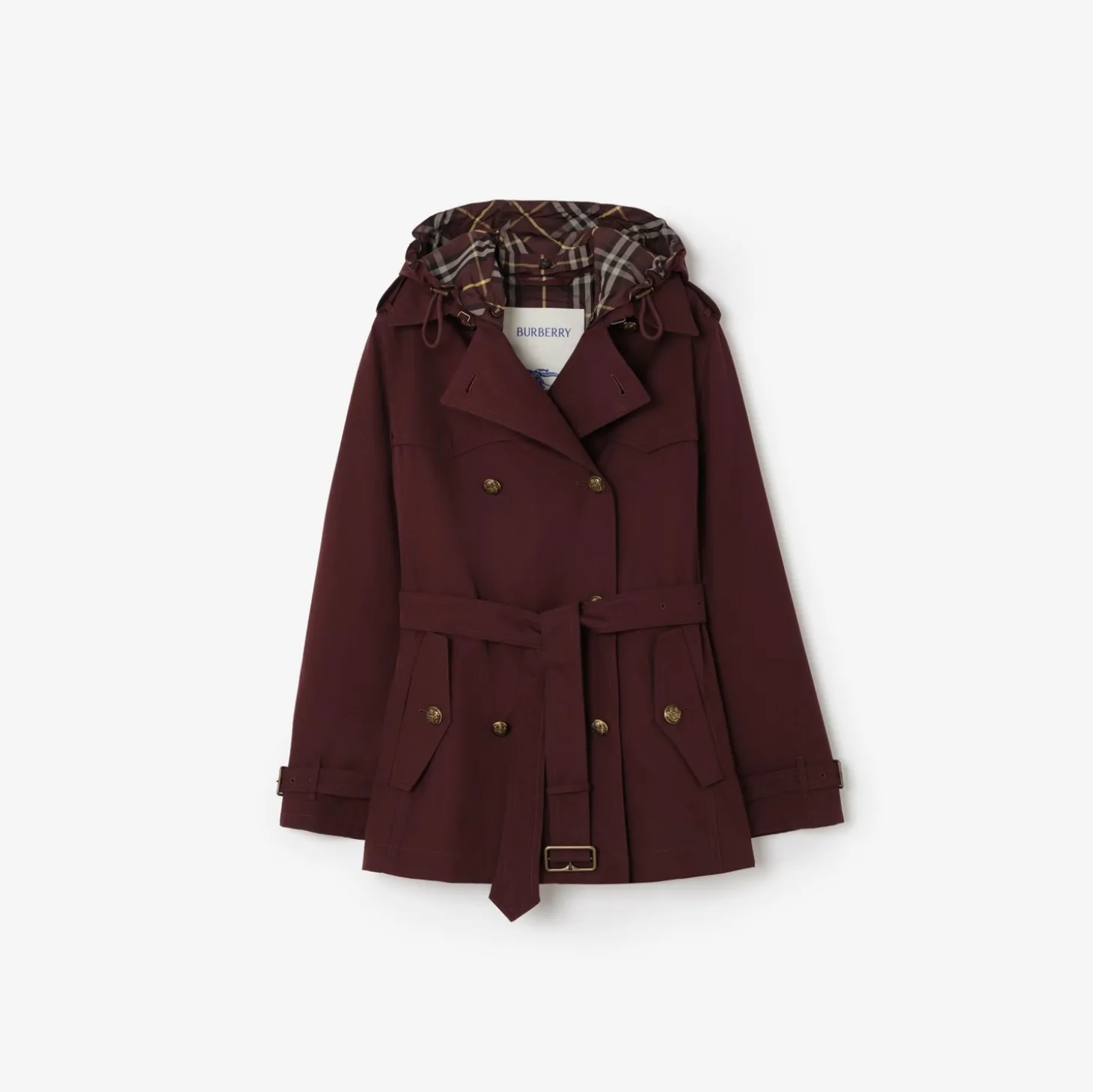 Short Tropical Gabardine Foxfield Trench Coat