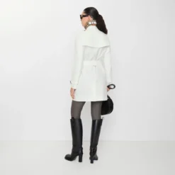 Short Tropical Gabardine Kensington Trench Coat