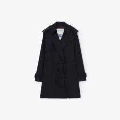Short Wool Trench Coat