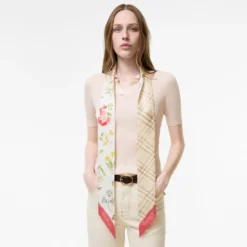 Skinny Blooms of Britain Silk Scarf