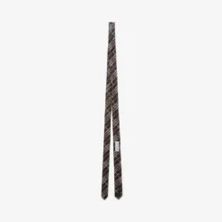 Skinny Check Silk Tie