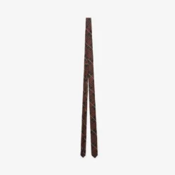 Skinny Check Silk Tie