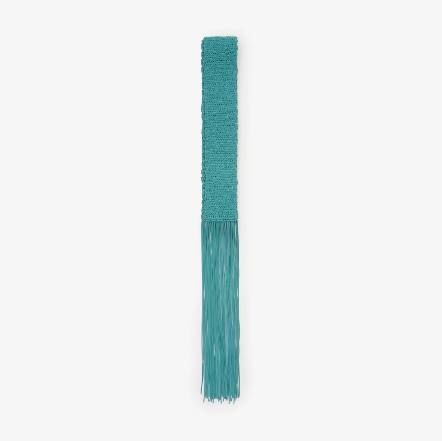 Skinny Crochet Leather Scarf