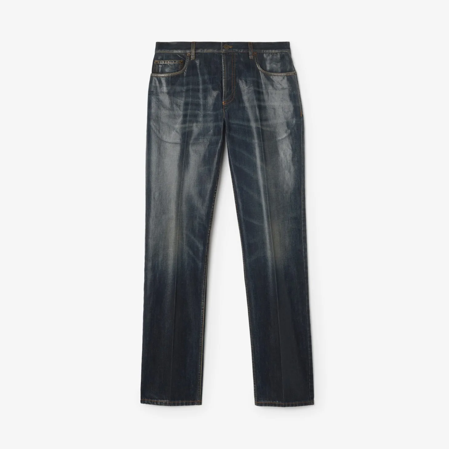 Slim Coated Jeans