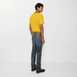 Slim Coated Jeans
