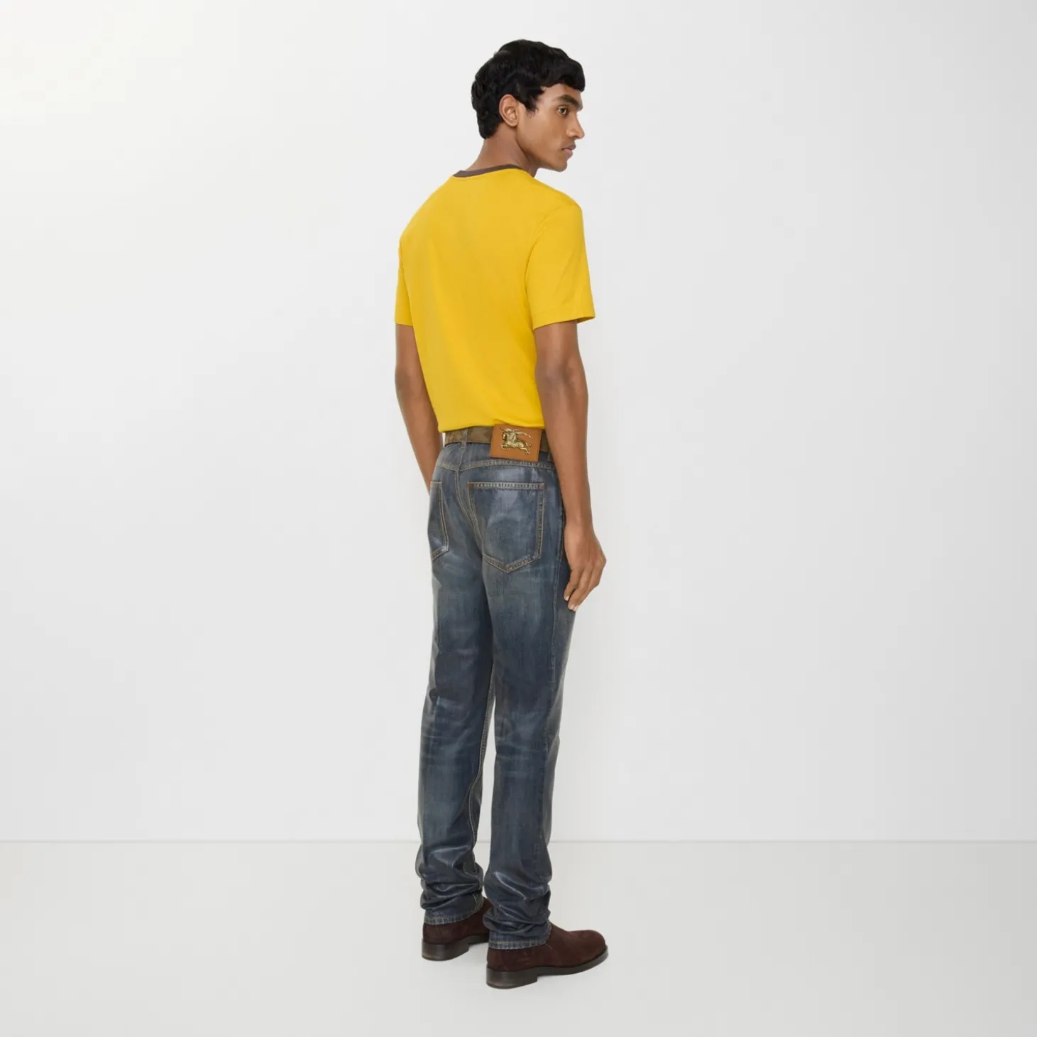 Slim Coated Jeans