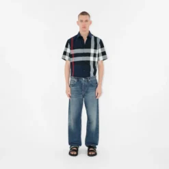 Slim Fit Check Cotton Shirt