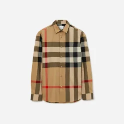Slim Fit Check Cotton Shirt