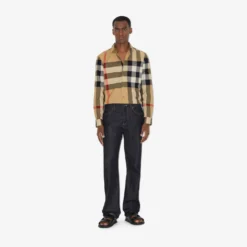 Slim Fit Check Cotton Shirt