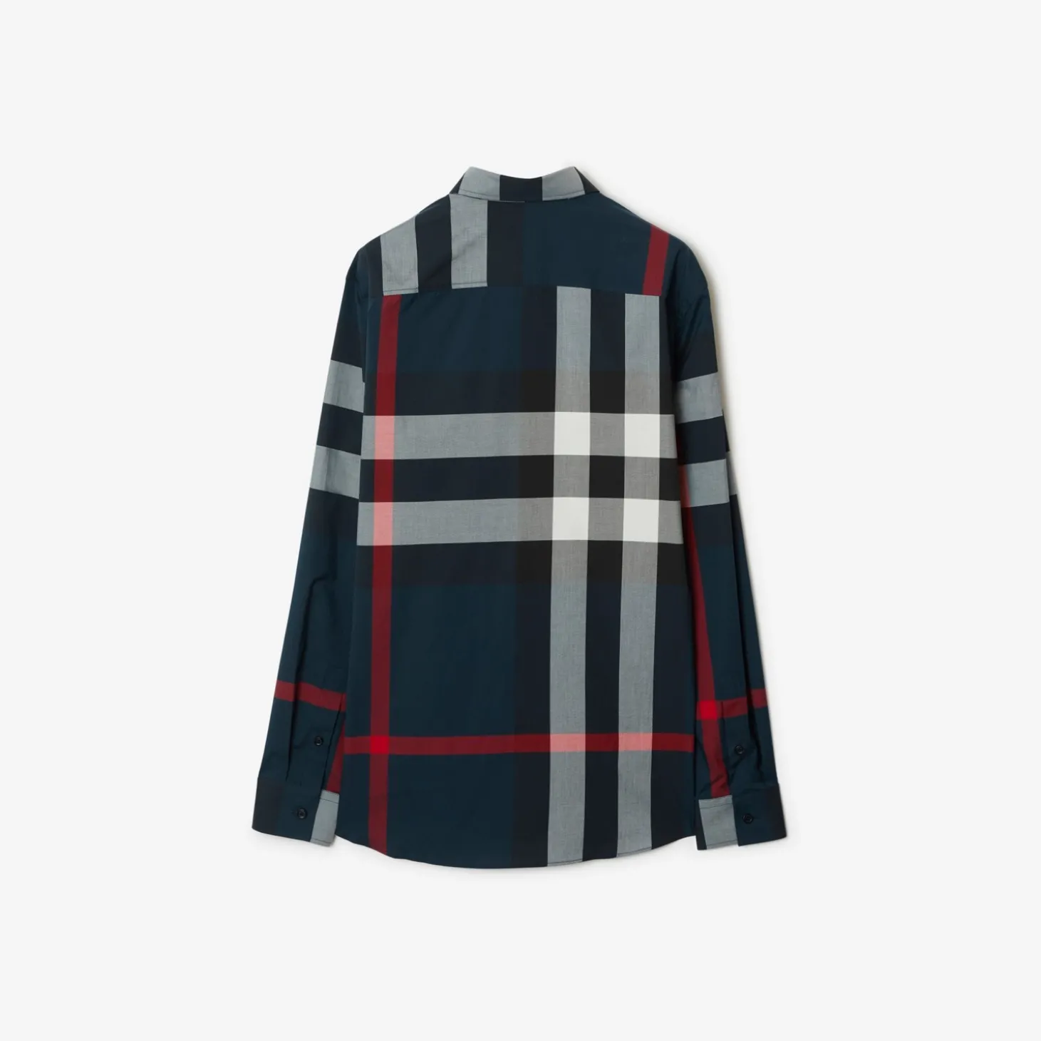 Slim Fit Check Cotton Shirt
