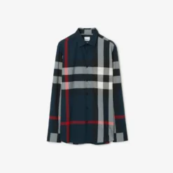 Slim Fit Check Cotton Shirt
