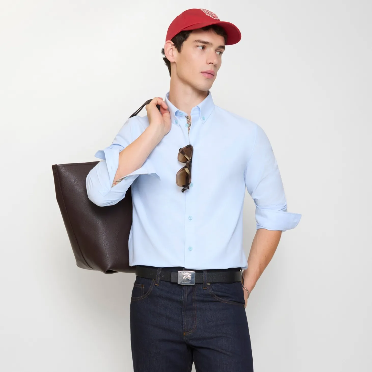 Slim Fit Cotton Oxford Shirt